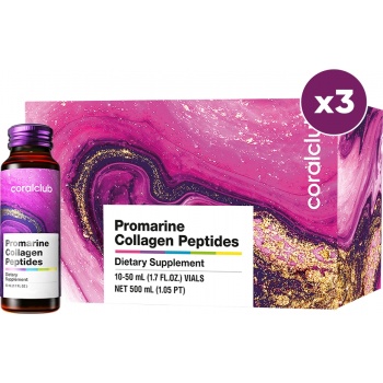 Promarine Collagen Peptides<br />(30 pudeles, 1 mēneša kurss)