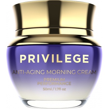 Privilege Крем для лица и шеи омолаживающий дневной с экстрактом и маслом кофе (50 мл)