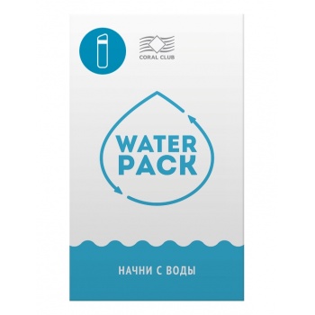 Coral Club - Water Pack, blue bottle