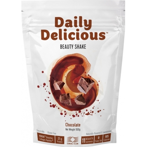 Дейли Делишес Бьюти Шейк Шоколад / Daily Delicious, смарт фуд, контроль веса, витамины, минералы, аминокислоты, протеин, бело