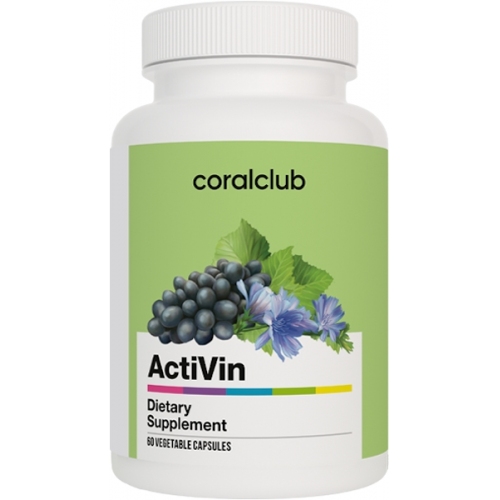 Antioxidant bescherming: ActiVin - Antioxidant, Druivenpit extract (Coral Club)