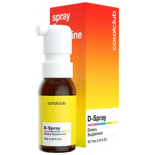 Immuun ondersteuning: D-Spray 400 IU / Vitamine D3 (Coral Club)