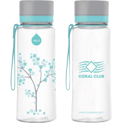 EQUA Botella de plástico «Florecimiento de menta» (Coral Club)