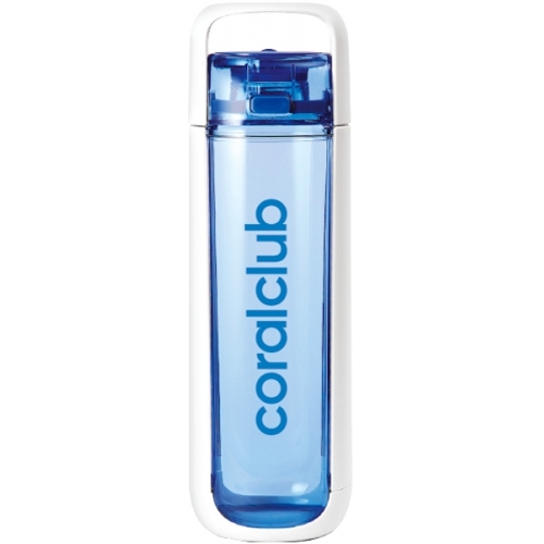 Productos deportivos: KOR One Botella para agua, Azul Blanco (Coral Club)